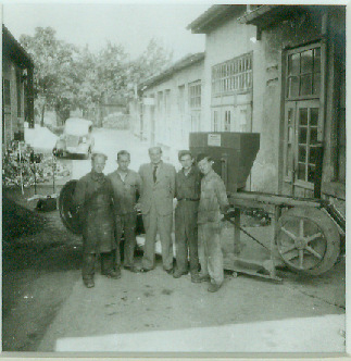 1948 R.H. Braas und sein Team